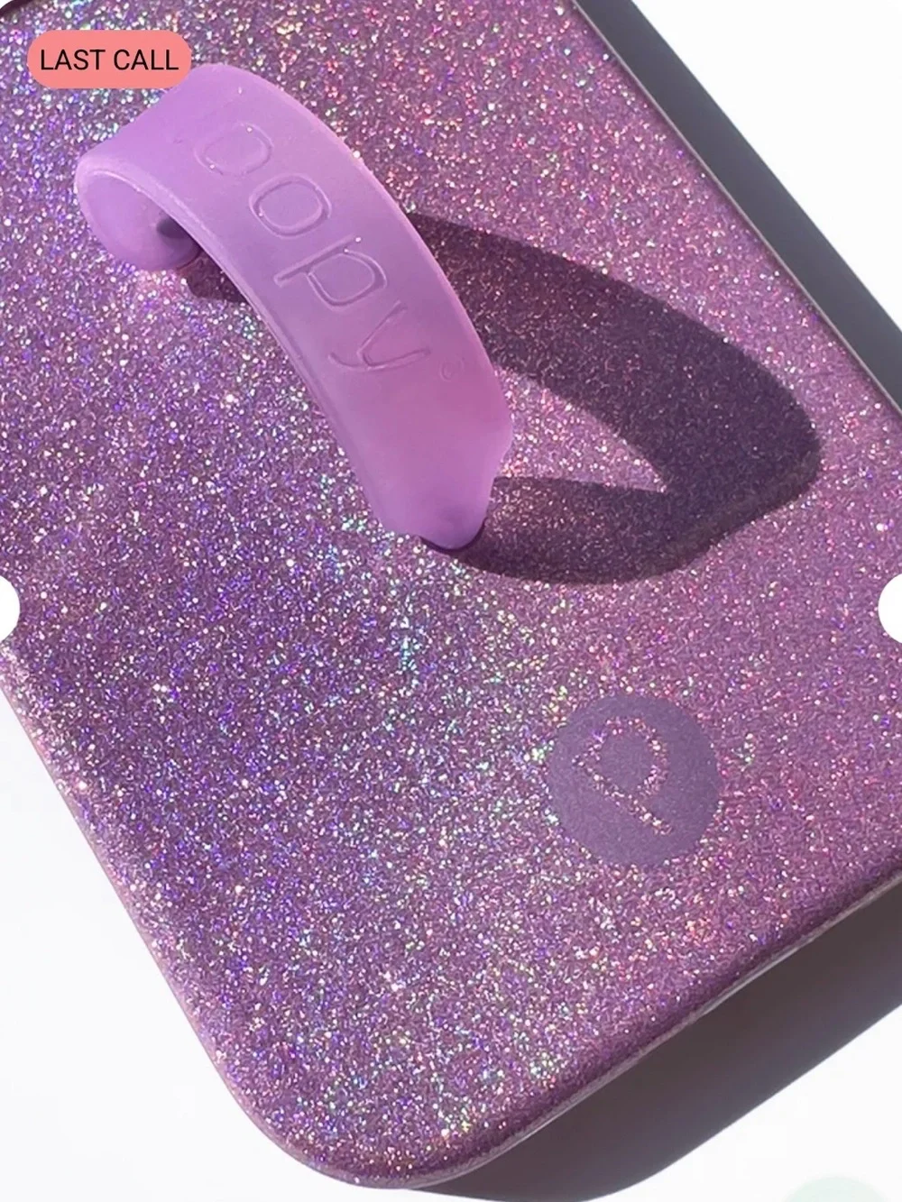 Loopy Case lavender sparkle 14 pro max righty